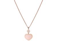 Chopard Happy Hearts Pink Opal Pendant 797482-5620 18ct Heart Pendant Timeless Luxury Happy Hearts - Rose Gold - ROX Diamond & Thrills Jewellery
