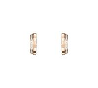 Chopard Ice Cube 18ct Rose Gold 0.24ct Diamond Hoop Earrings