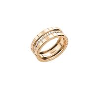 Chopard Ice Cube 18ct Rose Gold Diamond Double Medium Ring - 55 CPD-088/55