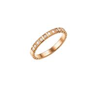 Chopard Ice Cube 18ct Rose Gold Diamond Half Set Slim Ring - 51 CPD-077/51