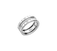 Chopard Ice Cube 18ct White Gold Diamond Double Medium Ring - 50 CPD-086/50