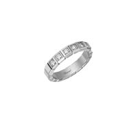 Chopard Ice Cube 18ct White Gold Diamond Half Set Medium Ring - 51