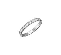 Chopard Ice Cube 18ct White Gold Diamond Half Set Slim Ring - 52 CPD-073/52