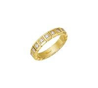 Chopard Ice Cube 18ct Yellow Gold Diamond Half Set Medium Ring - 51 CPD-084/51