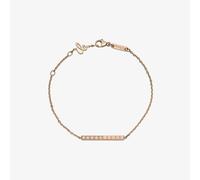 Chopard Ice Cube Pure 18ct Rose Gold Bar Diamond Bracelet 857702-5002