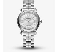 Chopard Ladies Happy Sport Silver Bracelet Watch 278608-3002