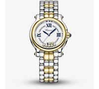 Chopard Ladies Happy Sport The First 33mm Two Tone Bracelet Watch 278640-4001