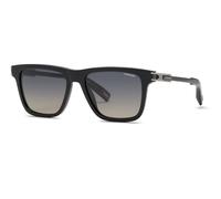 Chopard Man Chopard SCH398 700Z Sunglasses Acetate Black Smoke Squared Anti-glare Nuanced