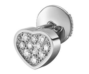Chopard My Happy Hearts 18ct White Gold Diamond Single Stud