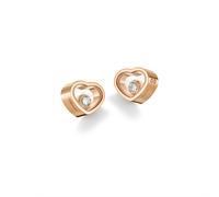 Chopard My Happy Hearts Diamond Earring 83A086-5092 Heart Luxury Hallmarked Happy Hearts - Rose Gold