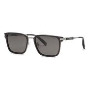 Chopard SCH375 705P Man Sunglasses Metal Grey Smoke Squared Polarized