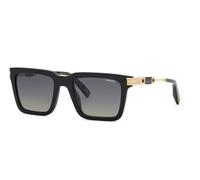 Chopard SCH411 700Z Man Sunglasses Acetate Black Smoke Squared Anti-glare Nuanced