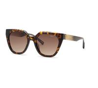 Chopard Woman Chopard SCH377M 722 Sunglasses Acetate Havana Brown Squared Anti-glare Nuanced