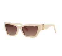 Chopard Woman Chopard SCH416M 06Y1 Sunglasses Acetate Beige Brown Squared Anti-glare Nuanced