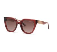 Chopard Woman SCH377M 0AFD Sunglasses Acetate Pink Brown Squared Anti-glare Shaded