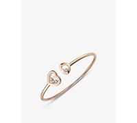 Chopard Womens 18-carat Rose Gold Happy Diamonds 18ct and 0.2ct Round-cut Diamond Bangle S