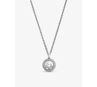 Chopard Womens 18-carat White Gold Happy Diamonds Icons 18ct White-gold and 0.35ct Diamond Necklace