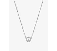 Chopard Womens 18-carat White Gold Happy Diamonds Icons and 0.19ct Diamond Necklace