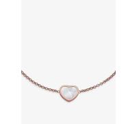 Chopard Womens Rose Gold My Happy Hearts 18ct Rose-gold and Mother-of-pearl Bracelet 18cm