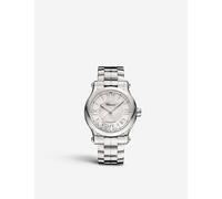 Chopard Womens Stainless Steel 278559-3002 Happy Sport and Diamond Watch