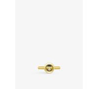 Chopard Womens Yellow Gold Happy Diamonds 18ct Yellow-gold and 0.05ct Diamond Ring 53mm