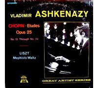 Chopin Etudes Opus 25 No. 13 Through No. 24 / Liszt Mephisto Waltz / Vladimir Ashkenazy, Piano