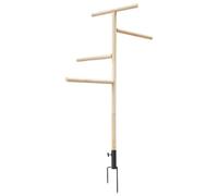 Chopped Chicken Bass - Large Chicken Perch Toy | Large Poultry Toy Rack for Outdoors, Chicken Enrichment Toy for Playground, Plug-in Floor Pole for