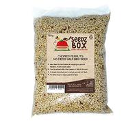 Chopped Peanuts For Wild Birds 750g - Kibbled Peanuts - Seedzbox Deluxe No Mess Wild Bird Food - Feed On Its Own or Blend With Bird Food - Simply Crushed Granule Nut Feed