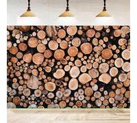 Chopped Wood Stacked Photography Backdrop For Rustic Easter Vintage Timber Background Firewood Log Pile Lumber Portrait Shooting 200x140CM