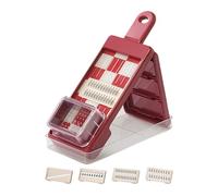 Chopper and Slicer, 4-in-1 Slicer and Rasp, Adjustable Cheese Rasp, for Cutting Cheese, Onions, Potatoes, Carrots, Garlic