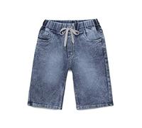 chopper club Boys Denim Shorts, Stone, 6-7 Years