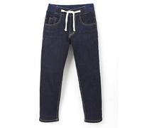 chopper club Boys' Jeans made from high-quality, stretchy cotton denim fabric in slim fit and ribbed cotton at the waist + elastic drawstrings, half-ribbed, 10