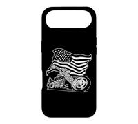 Chopper Motorcycle with American Flag Patriotic Biker Design Case for iPhone Air