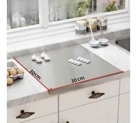 Chopping Board, 304 Stainless Steel Food Grade Cutting Board With Non Slip Edge, 30 X 30 Cm