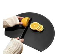 Chopping Board - 35x29cm Flexible D-Shaped Holder Tray | Cooking Board | and for Meat Fruit Vegetable Cheese Steak Bread Charcuterie Home Apartment Countertop Housewarming