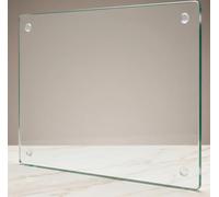 Chopping Board-Catering Cutting Set-Kitchen Board-Glass Worktop Savers-Sink Chopping Board-Large-Worktop Protectors Heat Resistant Clear Design (Design 11, 52 x 30 cm (Pack of 1))