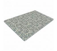Chopping Board-Catering Cutting Set-Kitchen Board-Glass Worktop Savers-Sink Chopping Board-Large-Worktop Protectors Heat Resistant-Marble Effect Grey (Design 20, 50 x 32 cm (Pack of 1))