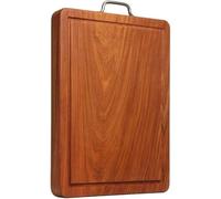 Chopping Board, Extra Large Solid Wood Cutting Board, Reversible with Juice Groove and Handle