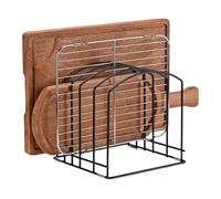 Chopping Board Holder | 5-Slot Kitchen Cookie Sheet Storage Rack,Cutting Board Holder Stand - for Home, Apartment, Kitchen, Pantry, Countertop, Cabinet