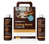 Chopping Board Maintenance Kit - Use to Clean, Maintain, Protect and Restore Chopping Boards - Contains: 250ml Cutting Board Oil and 250ml Cutting Board Conditioner