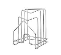 Chopping Board Rack Cutting Board Holder Inside Cabinet 304 Stainless Steel Pot Lid Organizer Under Cabinet Pot Cover Cookie Sheet Bakeware Serving Tray Cooling Rack Stand Kitchen Countertop Silver