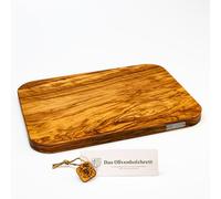 Chopping Board, Rounded Angular from Olive Wood - 40cmx30cm