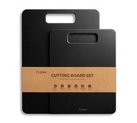 Chopping Board Set of 2, Composite Wood Fiber Cutting Boards for Kitchen, Dishwasher Safe, Non-Toxic, High Density, BPA Free, Non-Slip Feet, Knife Friendly for Meat, Vegetable, Fruits & Bread