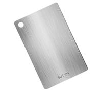 Chopping Board - Stainless Steel, Kitchen Board Double-Sided Design, Durable, Easy to Clean for Preparing and Baking Food, Metal Chopping Board for Meat
