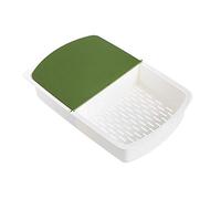 Chopping Board with Drain Basket Storage Box Durable and Safe to Use Great for Kitchen Restaurants Outdoors Camping