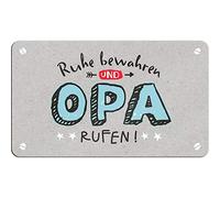 Chopping Board with German Text Ruhe bewahren und Opa rufen! [German Lang