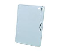Chopping Board with Storage Knife and Juice Groove,Hanging Hole,Flexible Chopping Board Double Sided Multipurpose Nonslip 11.42 x 7.87 inch for Kitchen