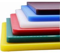 Chopping Boards Extra Thick 25MM Commercial Colour Coded Board 450 x 300 x 25mm Professional High Density Chopping Board 18x12x1 inch - Pack of 6 Boards Set - Cutting Kitchen Restaurant
