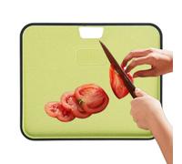 Chopping Boards for Kitchen, Dishwasher Safe Cutting, 28x34cm, Double-Sided Non-Slip Board, Raised Edge Prep Tray, Built-in Handle Chopping Surfáce, for Meat Fruit, Vegetable, Cheese Use