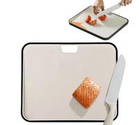 Chopping Boards for Kitchen, Non-Slip Double Sided Raised Edge | Meat Cutting Board Kitchen Accessories - Space Saving for Sausage, Chopping, Serving, Home, Restaurant, Campin